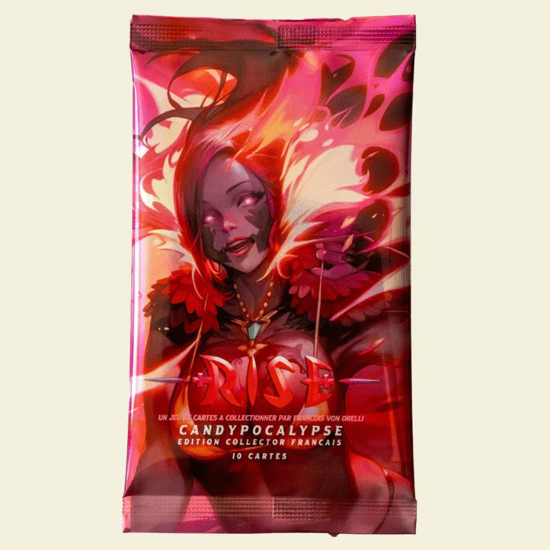 Rise TCG - 1 Booster Collector - Illustration Burn the Witch - Candypocalypse - DavidK Store