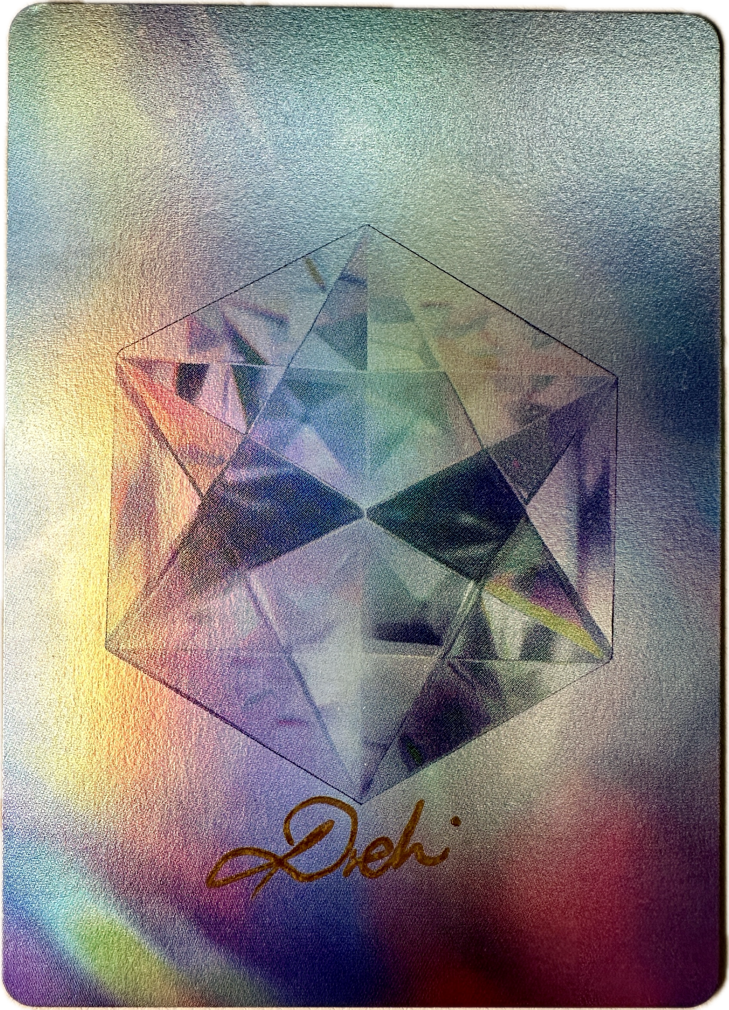 Full Art Vault Pack collectible card featuring a holographic pure gemstone design and limited edition signature.