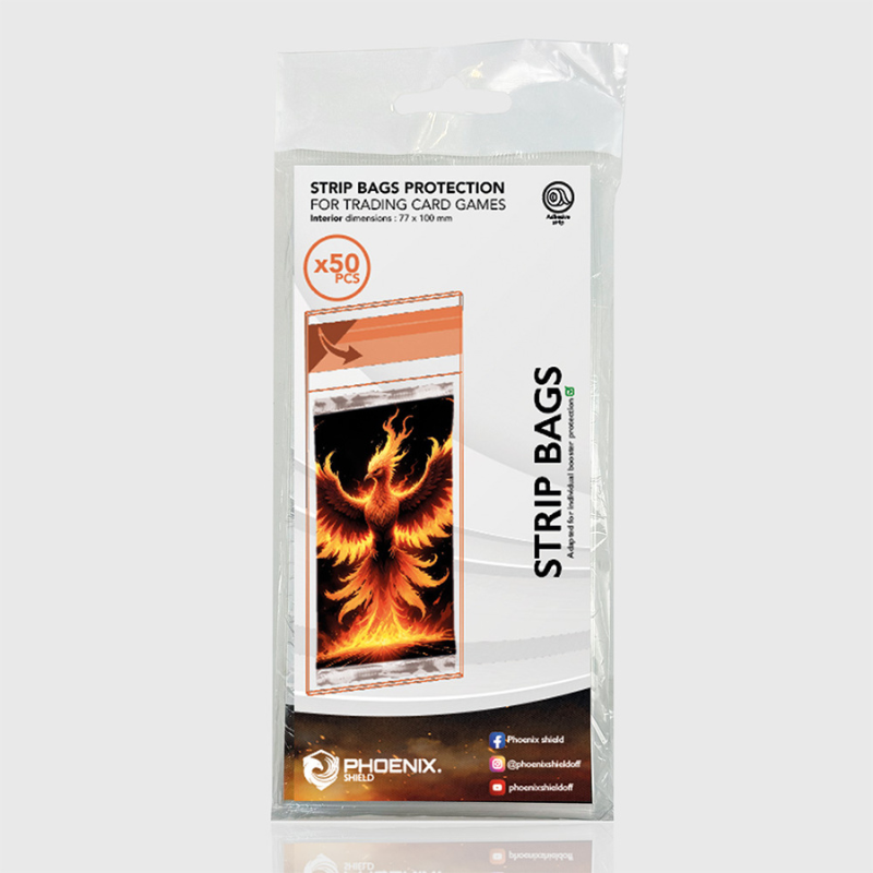 Phoenix Shield sleeves Booster protection – Sleeve Booster – 50 unités