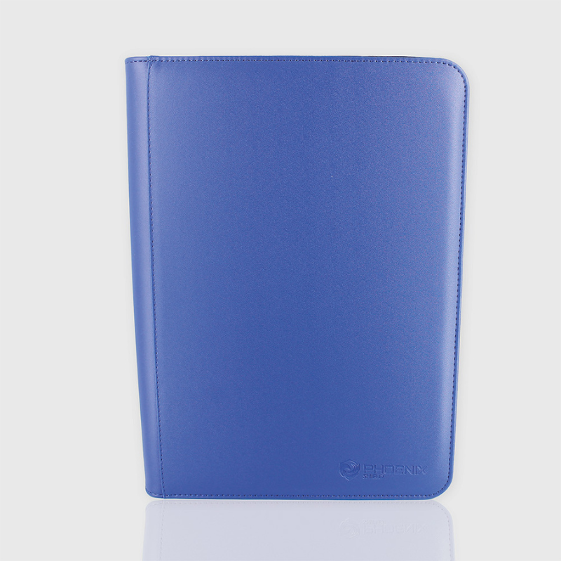 PHOENIX SHIELD Classeur Deluxe Zip 360 cartes (3x3) Navy