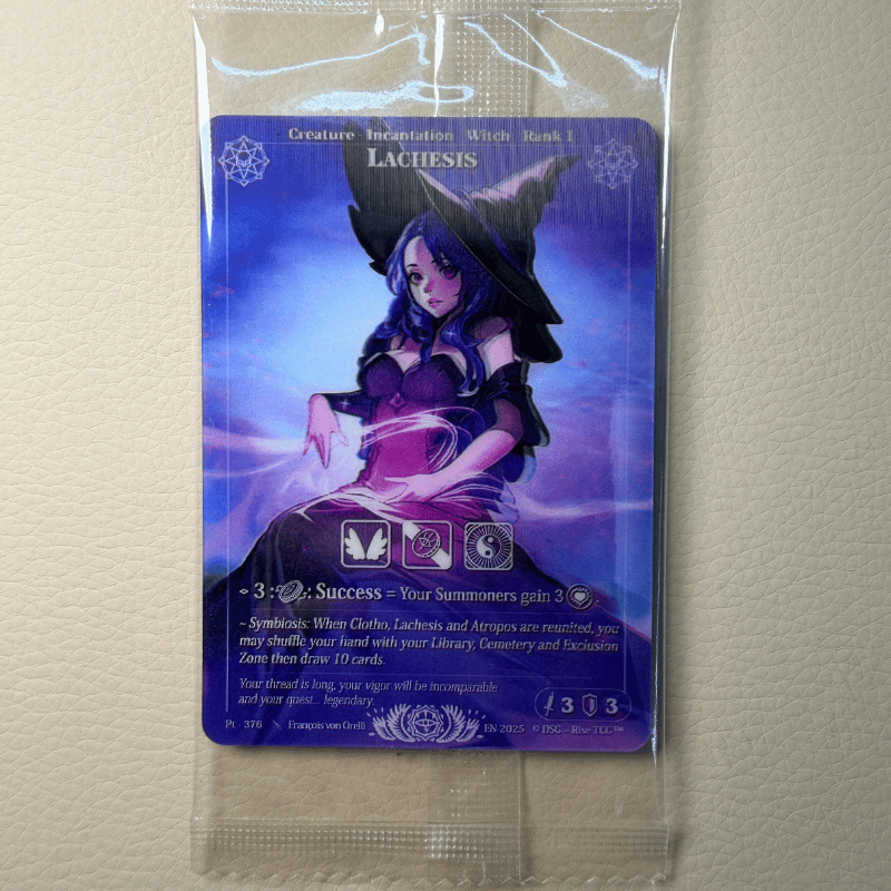 Rise TCG - Prestige 2025 - BoxTopper Lachesis
