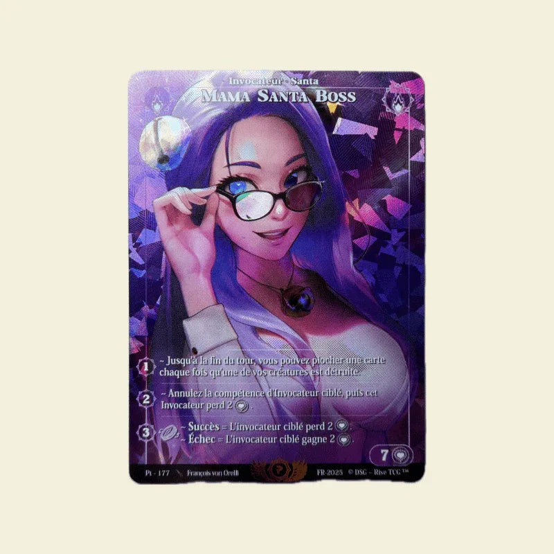 Rise TCG - Prestige 2025 - Mama Santa Boss Ice Cracked Foil - Limited Card - DavidK Store