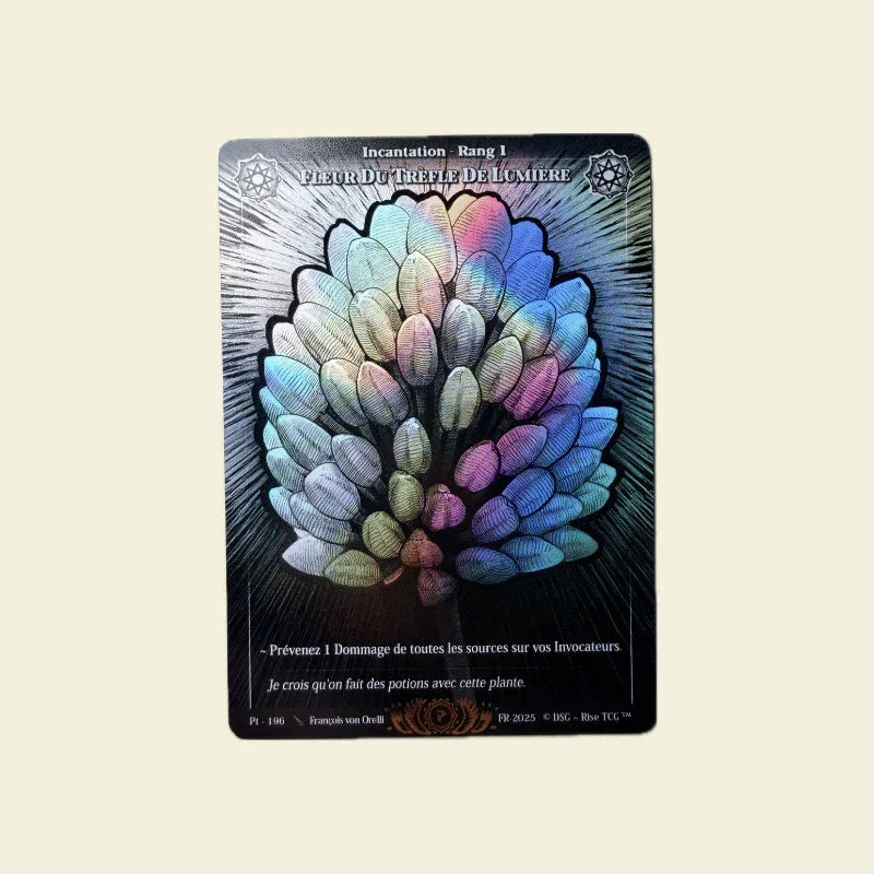 Rise TCG - Prestige 2025 - Fleur du tréfle de Lumiere Foil - Limited Card - DavidK Store