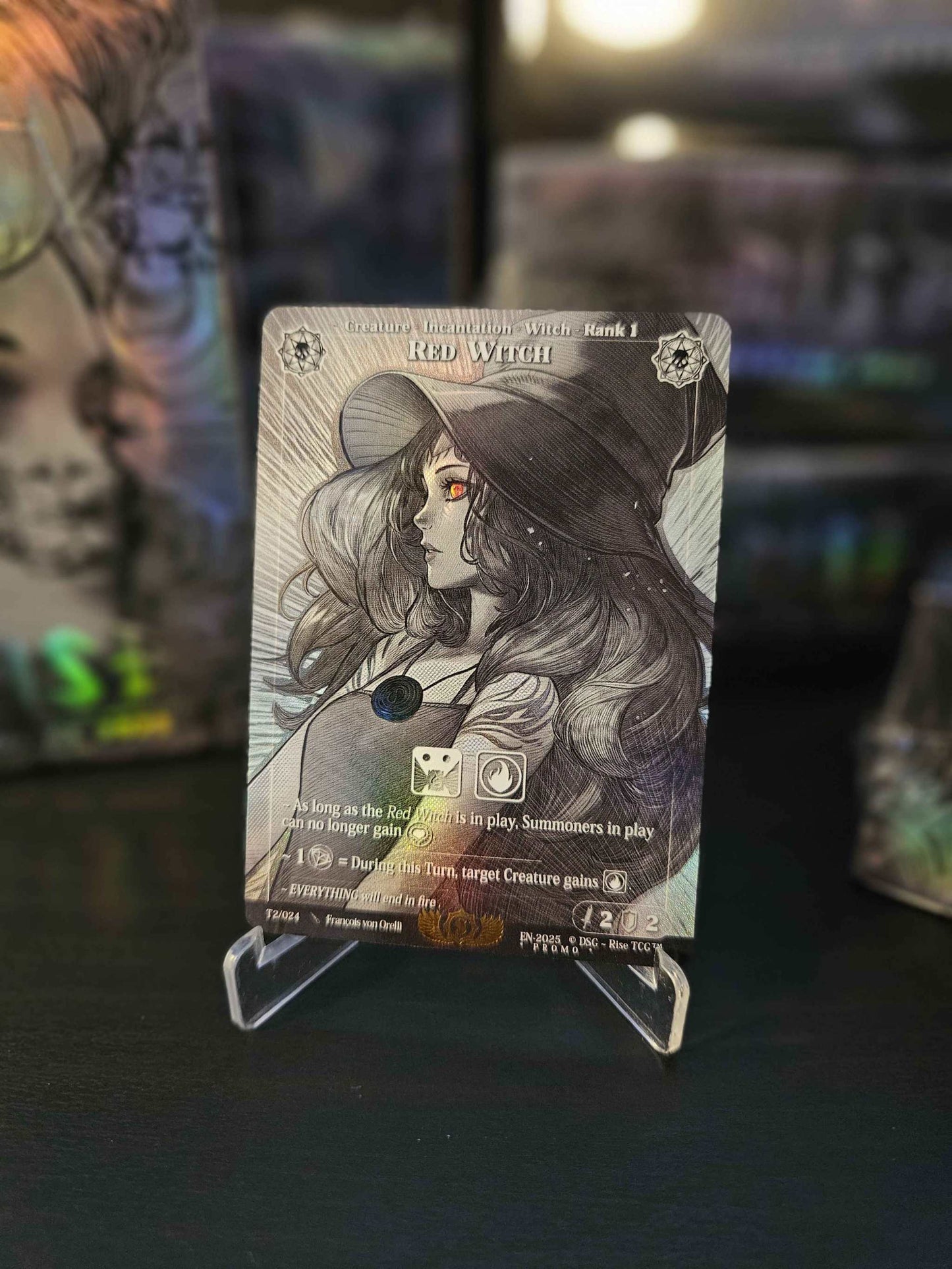 Carte à jouer Rise TCG Display Prestige 2025 Francais avec illustration Red Witch