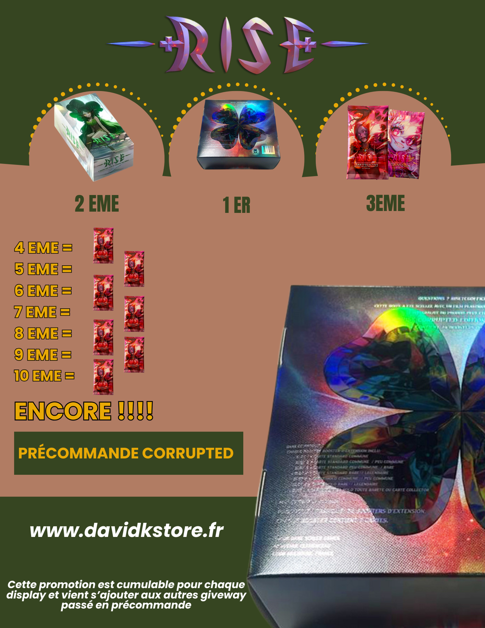 🎁 10 GROS GIVEAWAYS PRÉCOMMANCE SET CORRUPTED