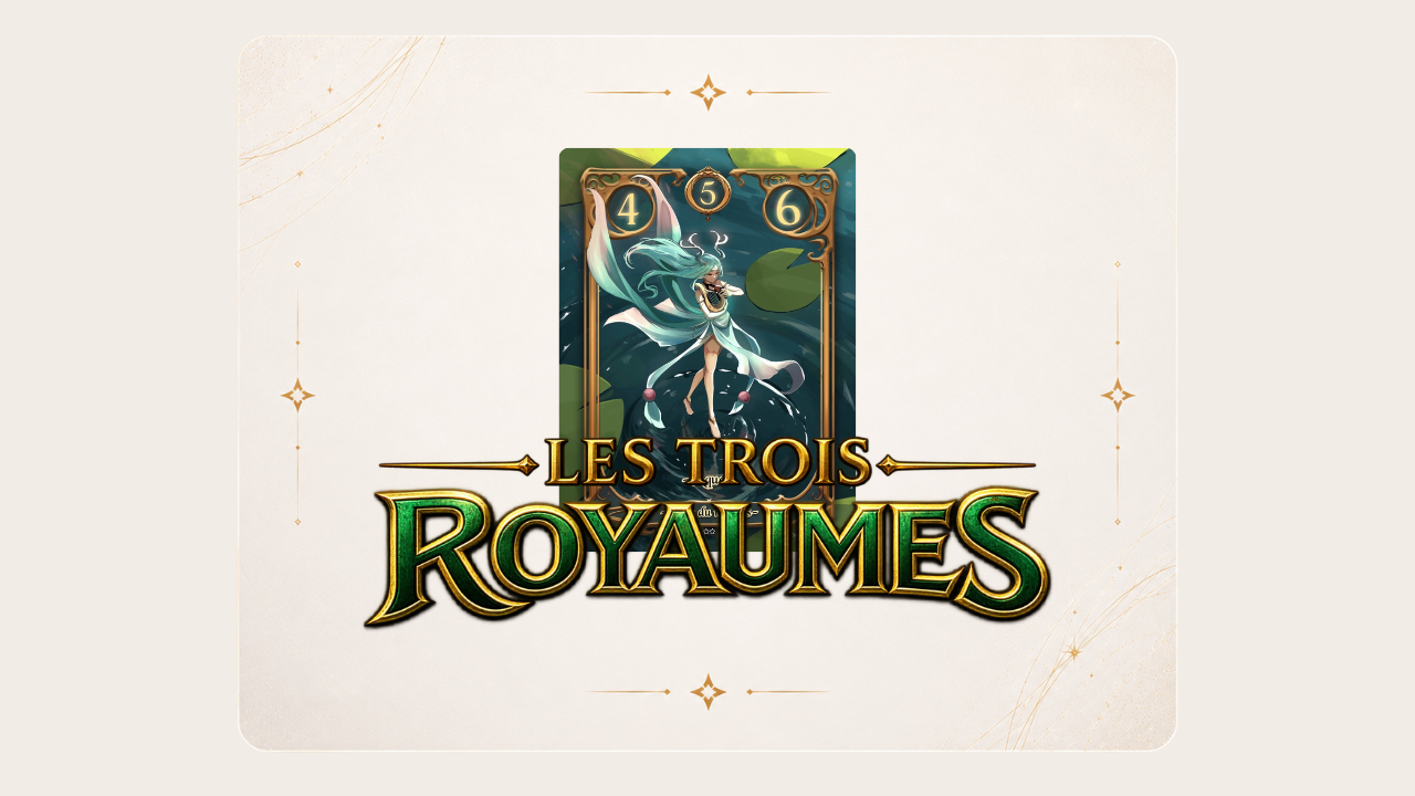 Elfe du marais : la carte promotionnelle offerte avec chaque Display Les Trois Royaumes