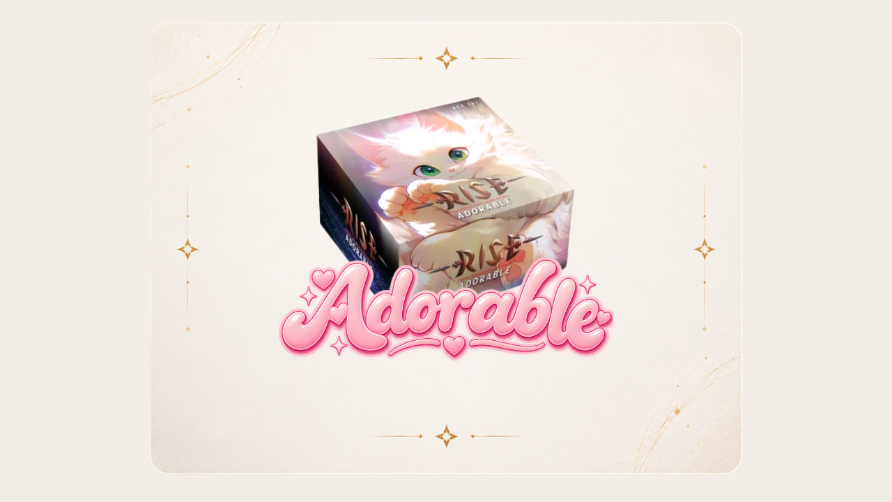 Rise TCG Adorable : découvrez la nouvelle Display française