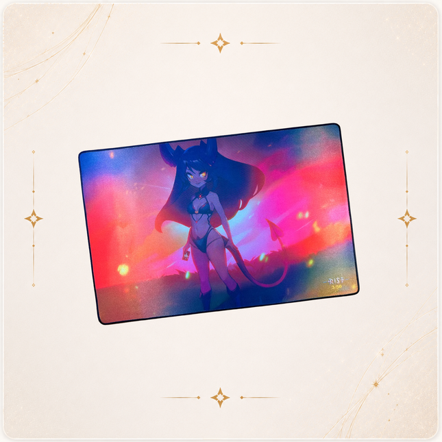 Rise TCG - Playmat Candypocalypse - Harnya numéroté et Signé