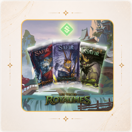 Safir TCG 3 Booster Les Trois Royaume Français