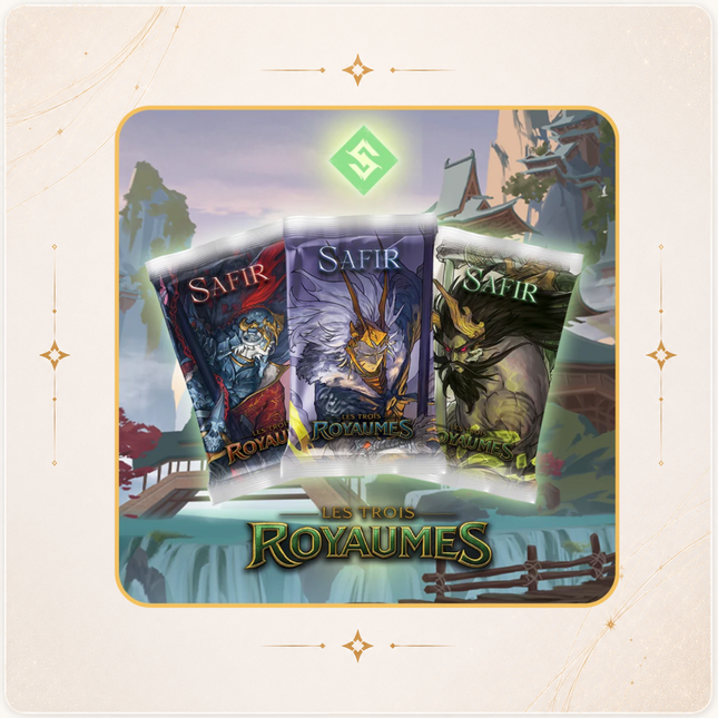 Safir TCG 3 Booster Les Trois Royaume Français