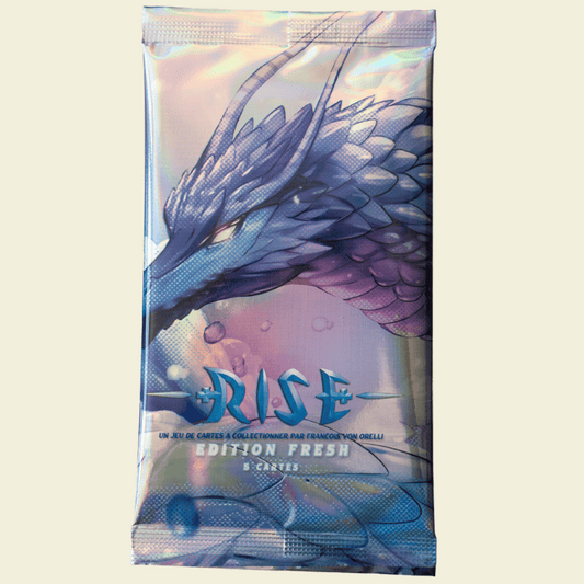 Rise TCG - 1 Booster - Illustration Dragon d'eau - Fresh - Fr&nbsp;