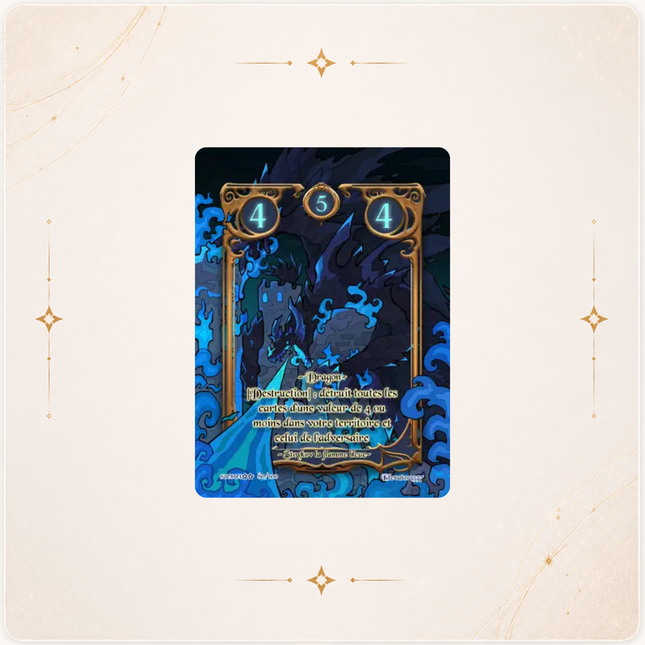 Safir TCG Storykov la flamme bleu
