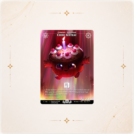 Rise TCG Chibi gâteau