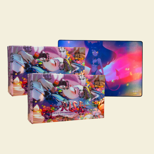 Rise TCG Candypocalypse - 2 Display Standard - FR + Tapis Yris Harnya