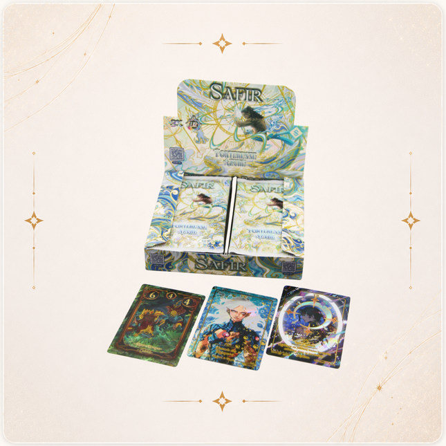 Safir TCG Display Forteresse Azur + Display Nuit Blanche Français