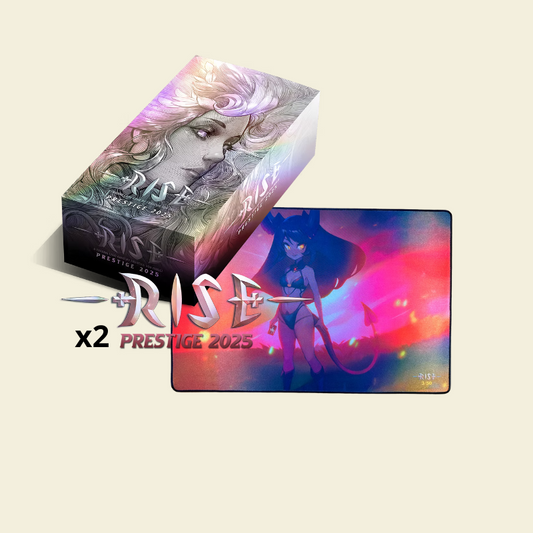 Rise TCG - 2 Display Prestige 2025 - ( Tapis Offert )  Francais !