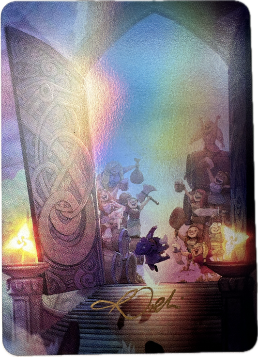 Full Art Vault Pack Valhalla collectible card with exclusive limited edition artwork