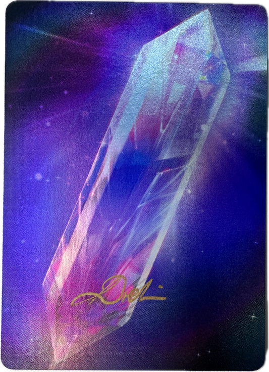 Full Art Vault Pack 2 Ether card with rare crystal design and cosmic background