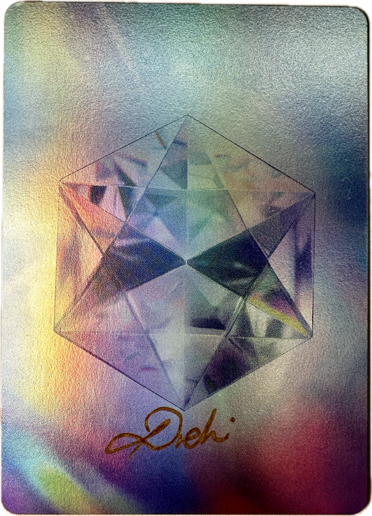 Full Art Vault Pack collectible card featuring a holographic pure gemstone design and limited edition signature.
