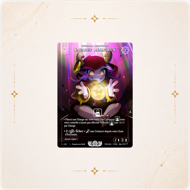 Rise TCG Lazarus malicieux