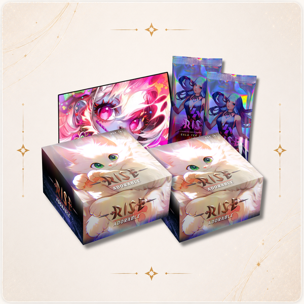 Rise TCG Bundle 2 Display Adorable ( + playmat offert )