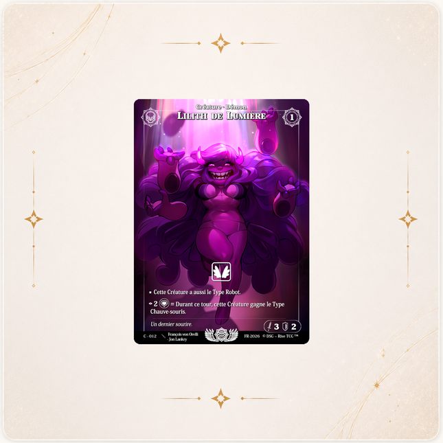 Rise TCG Lilith de lumière