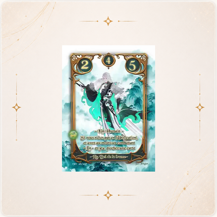 Safir TCG Liu Bei de la brume