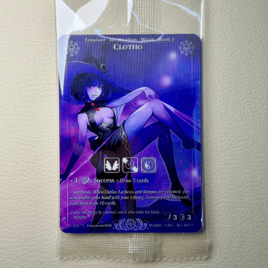 Rise TCG -  Prestige 2025 - BoxTopper Clotho
