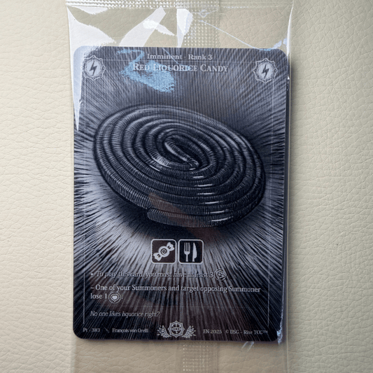 Rise TCG -  Prestige 2025 - BoxTopper Red Liquorice Candy