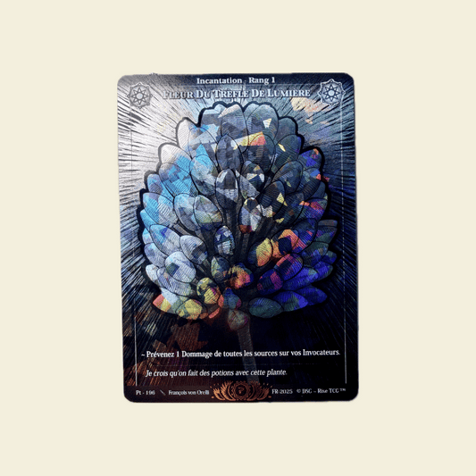 Rise TCG -  Prestige 2025 - Fleur du tréfle de Lumiere- Ice Cracked -  Limited Card