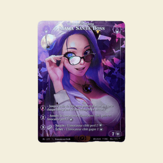 Rise TCG -  Prestige 2025 - Mama Santa Boss Ice Cracked Foil - Limited Card
