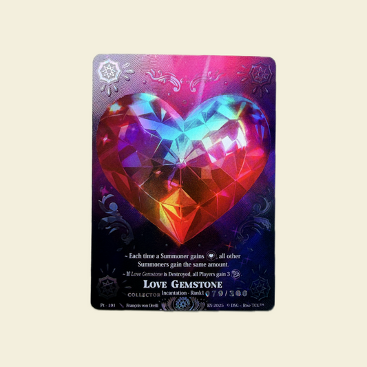 Rise TCG -  Prestige 2025 - Love Gemstone Numérotée /300