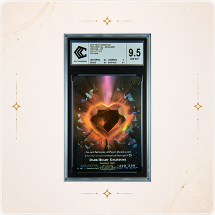 Rise TCG Dark Heart Gemstone 200/200 CCC 9.5