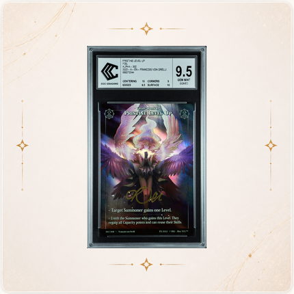 Rise TCG Pristine Level Up SIGNED CCC 9.5