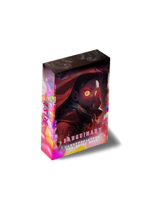 Rise TCG Candypocalypse Sanguinary preconstructed deck with advanced strategies and powerful combos
