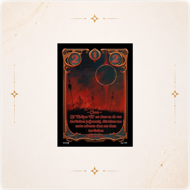 Safir TCG Eclipse rouge