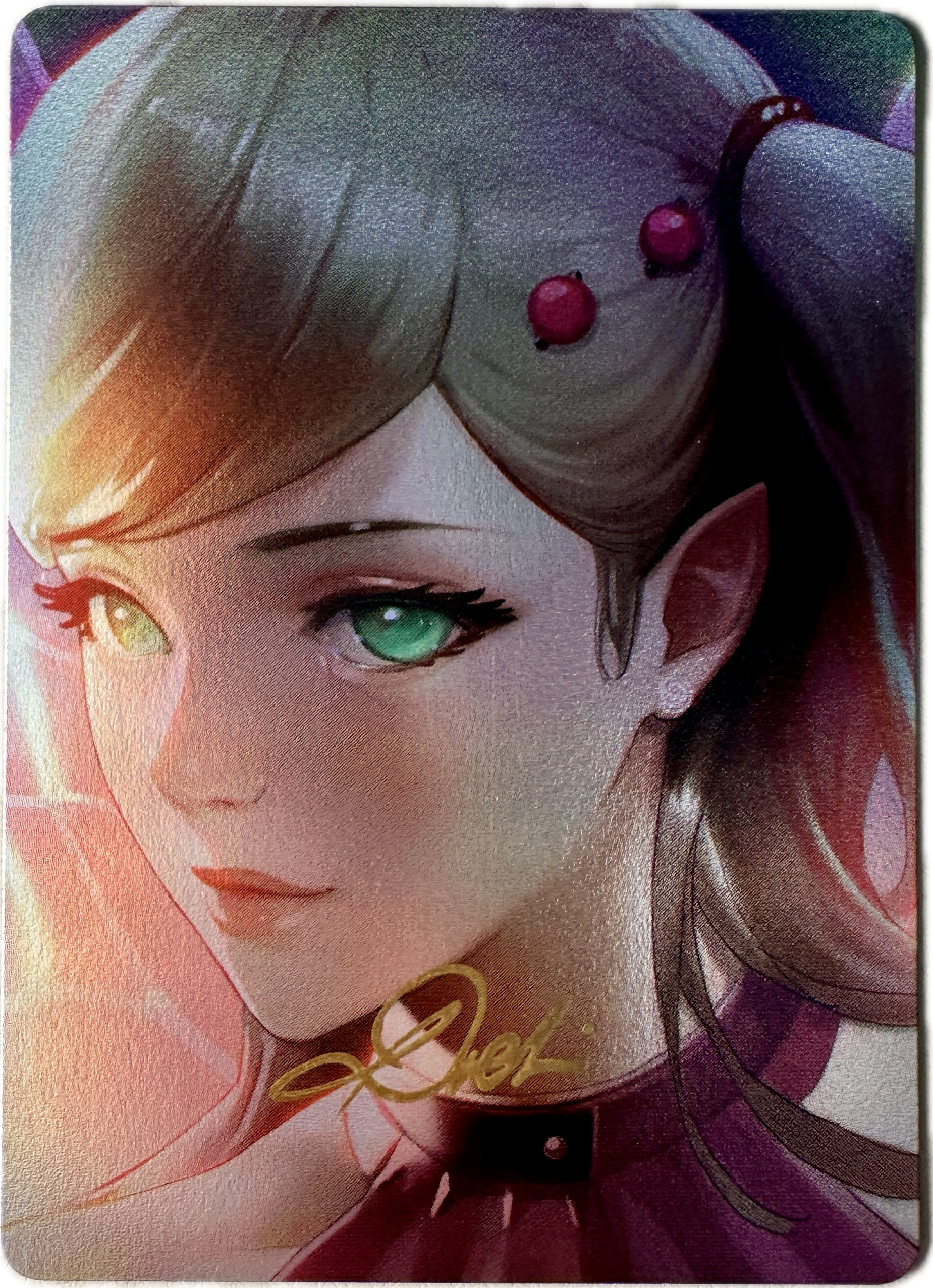 Full Art Vault Pack 2 Aibell rare collectible card with detailed anime-style female character portrait