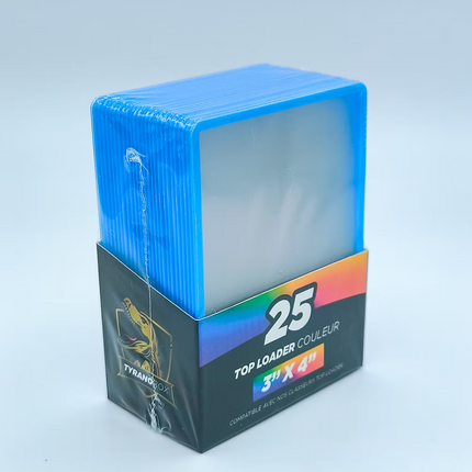Tyranobox Top loader couleurs Bleu x25 - DavidK Store