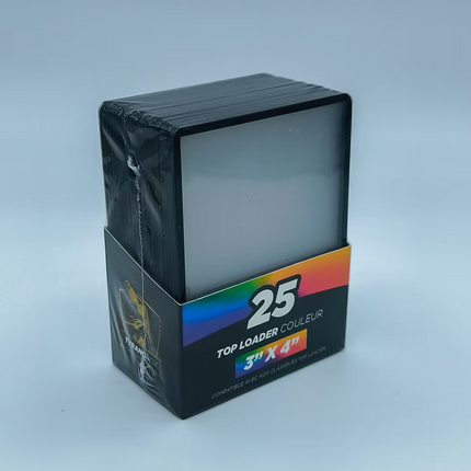 Tyranobox Top loader couleurs Noir x25 - DavidK Store