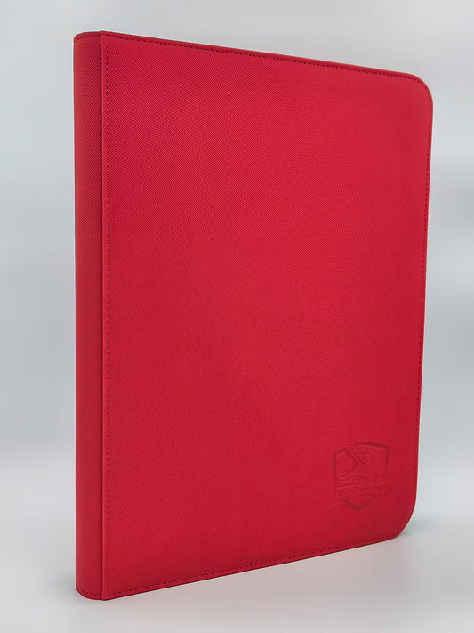 Red Tyranobox Classeur Premium card binder with 360-card capacity and durable finish