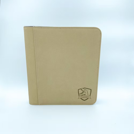 Beige Tyranobox Classeur TopLoader card binder for 128 2x2 cards with premium durable design