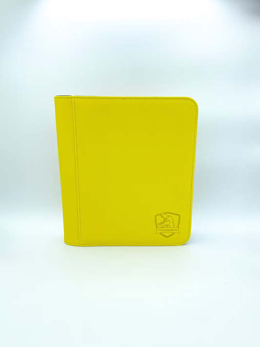 Yellow Tyranobox Classeur TopLoader for 128 cards 2x2 with premium durable design