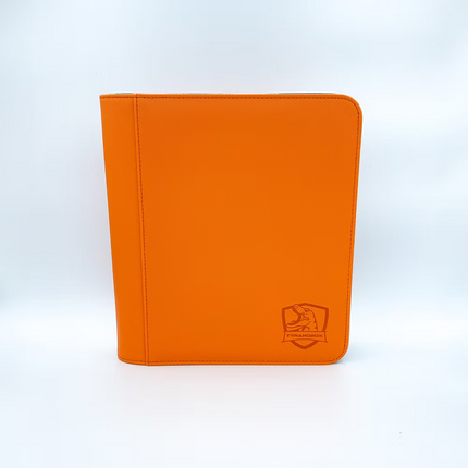 Orange Tyranobox Classeur TopLoader card binder for 128 cards 2x2 format with durable premium design