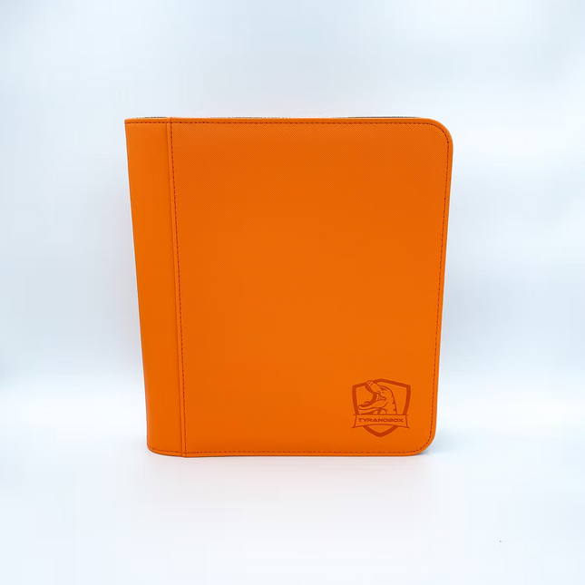 Orange Tyranobox Classeur TopLoader card binder for 128 cards 2x2 format with durable premium design