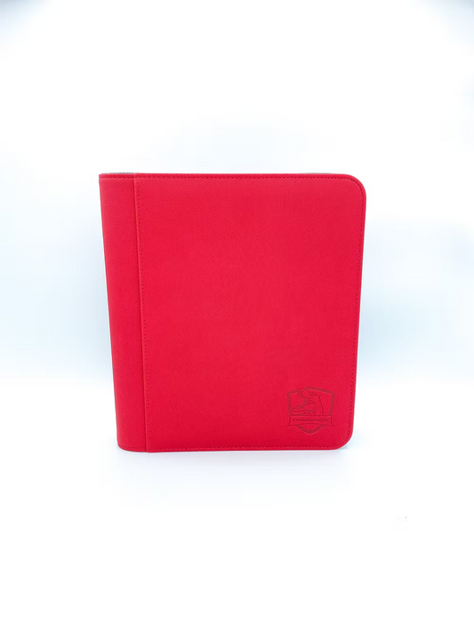 Red Tyranobox Classeur TopLoader card binder for 128 cards 2x2 with premium durable design