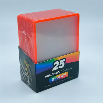 Tyranobox Top loader couleurs Rouge x25 - DavidK Store