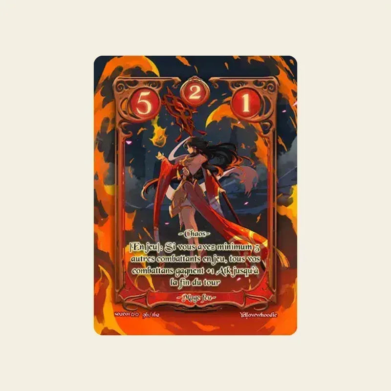 Safir TCG Mage feu - DavidK Store